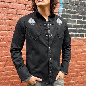 *Rare* Vintage Guitar Hero Ace Western Shirt by Serious - Brand New Deadstock